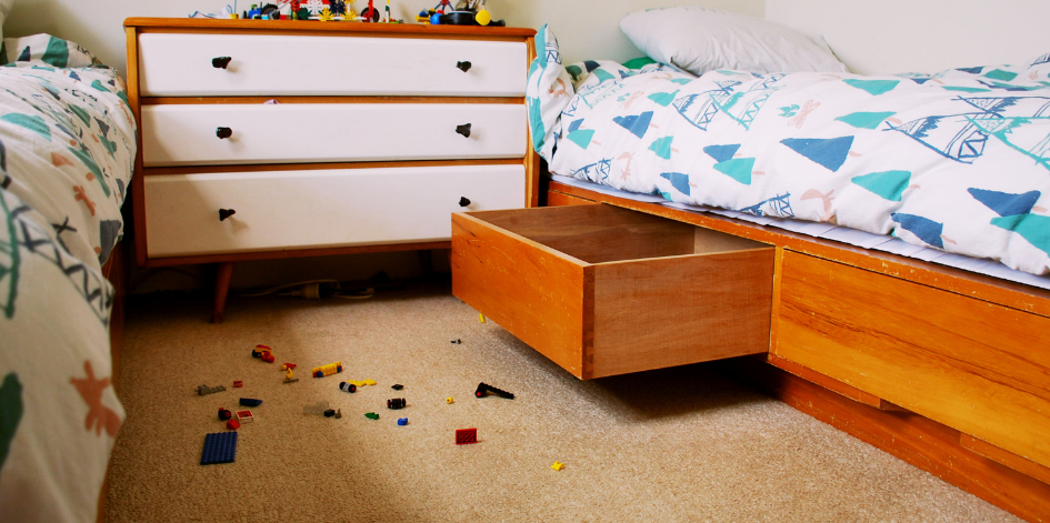 Making Space for Pretty- Decluttering Kids' Rooms
